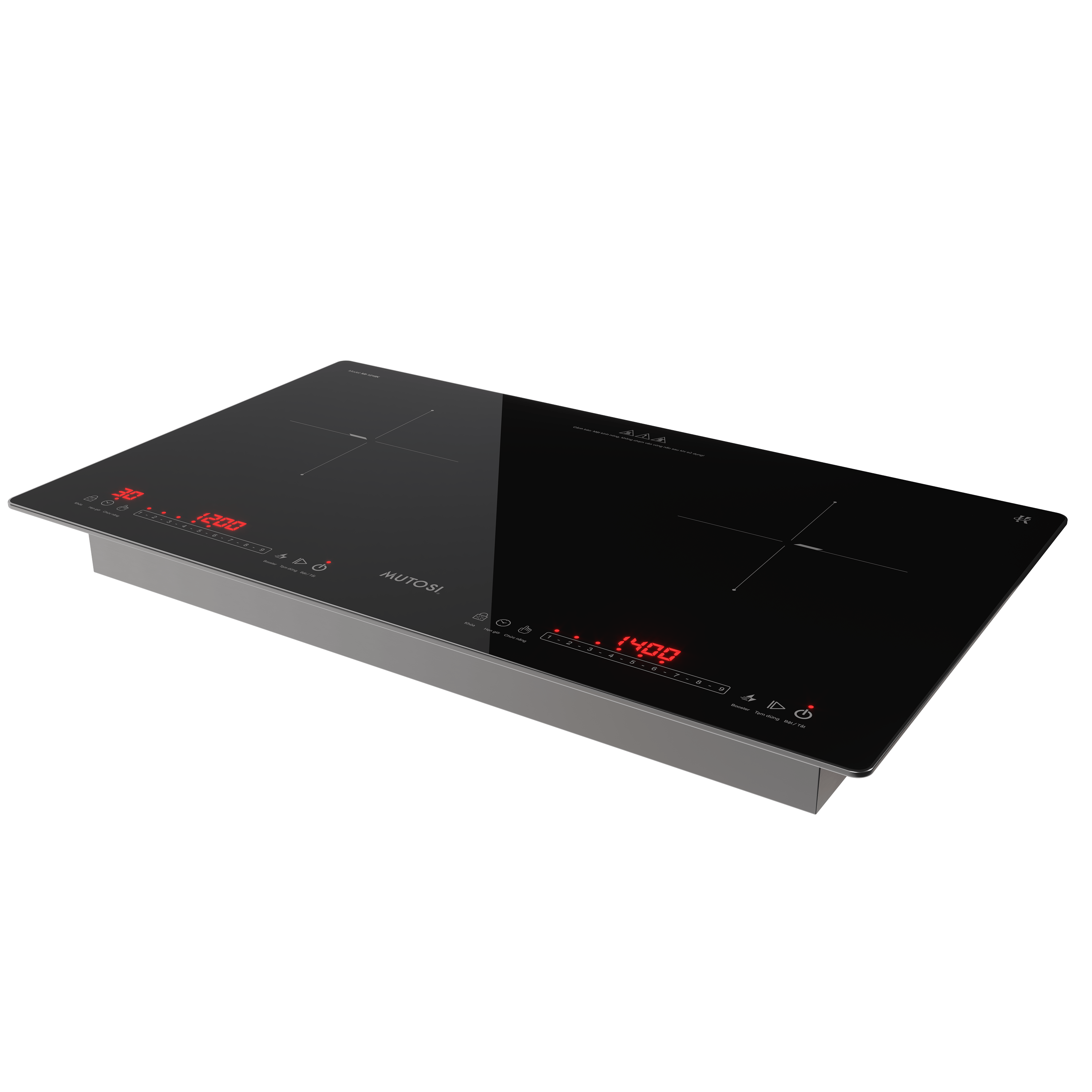 Bếp từ đôi Mutosi MI-1216K