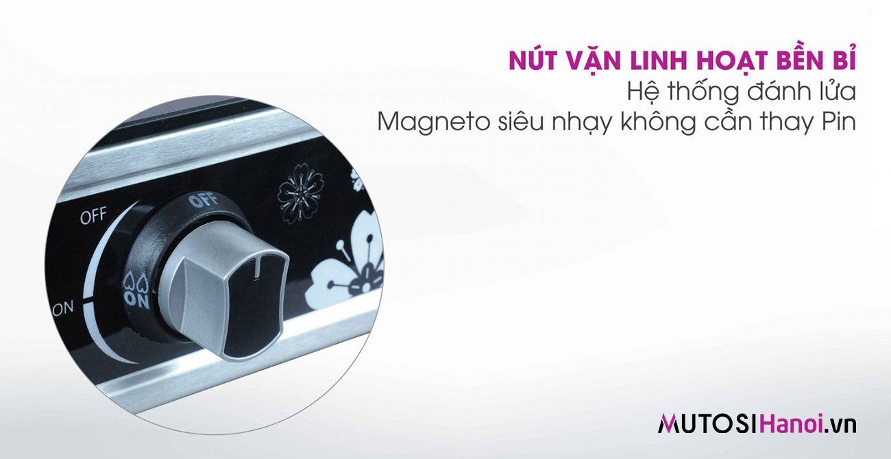 Hệ thống đánh lửa Bếp ga dương Mutosi MG-36B