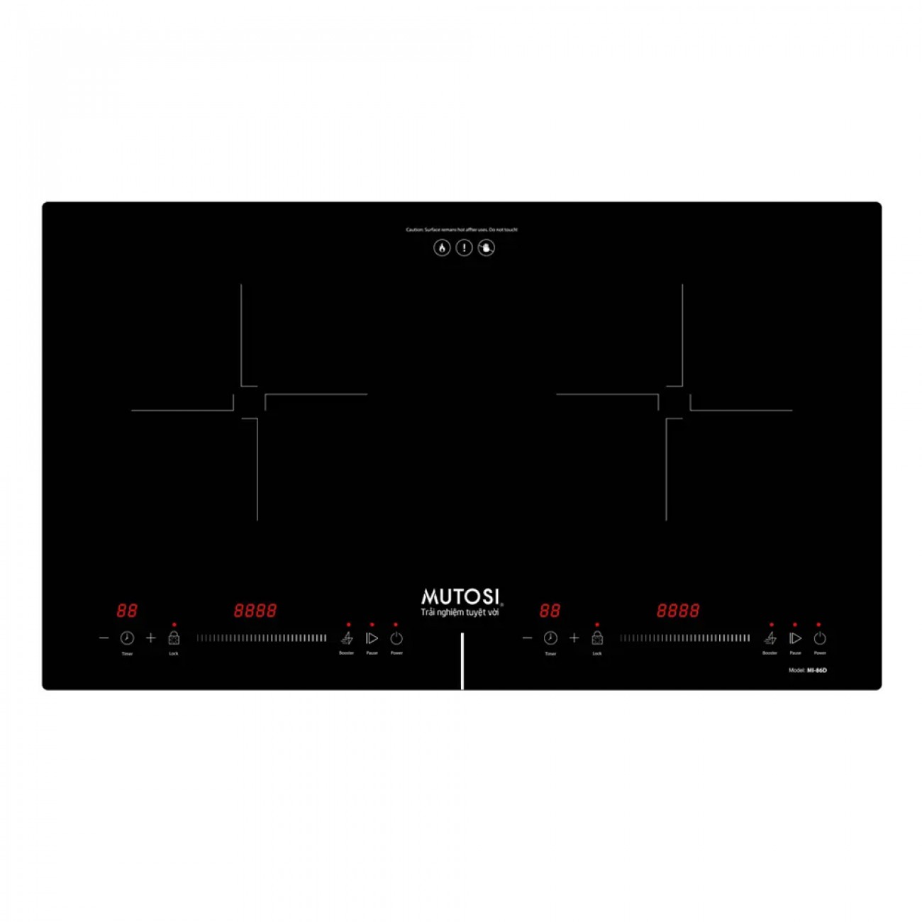 Bếp từ đôi Mutosi MI-86D