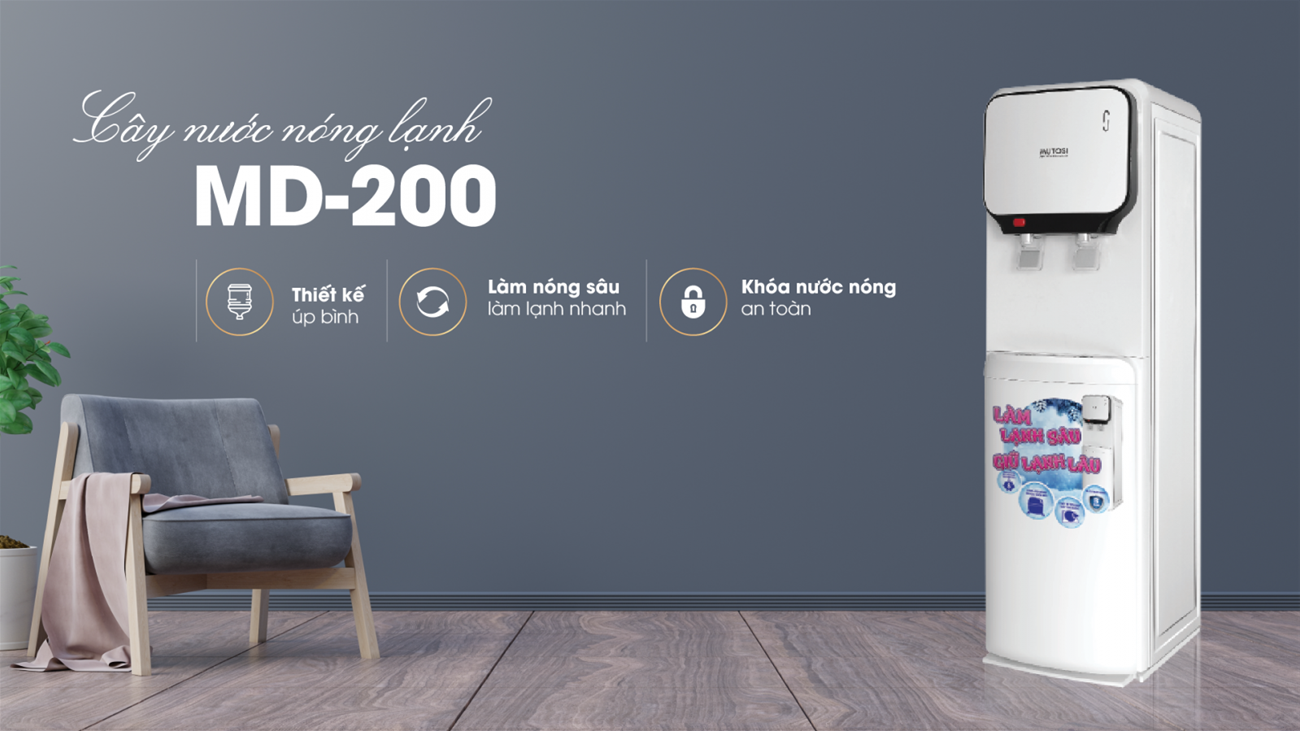 Cây nước nóng lạnh Mutosi MD-200